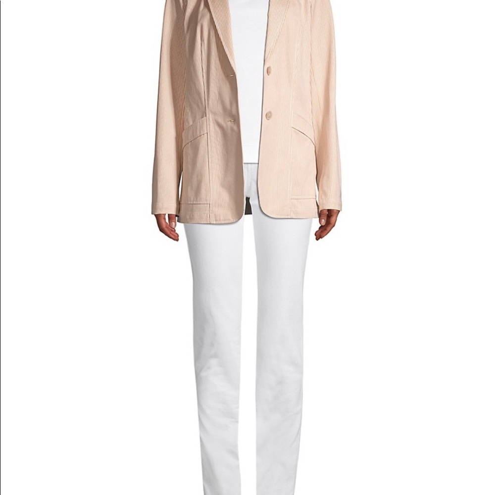 Lafayette 148 New York Boston Micro Stripe Blazer NWT - Picture 7 of 14